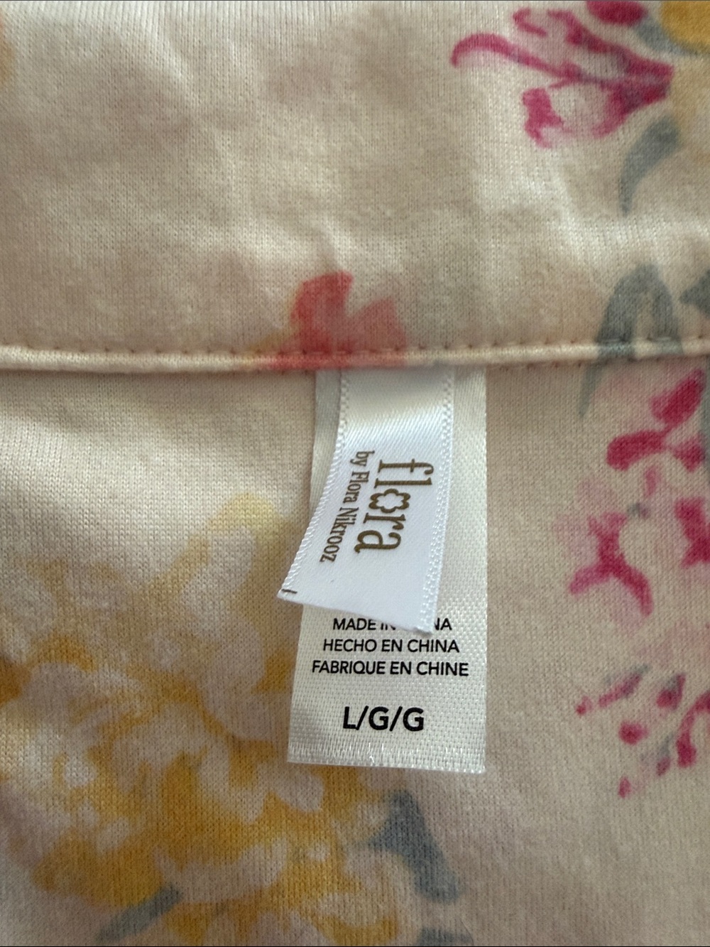 Flora Nikrooz Floral Short Pajama Set - shorts and button up - Picture 3 of 7